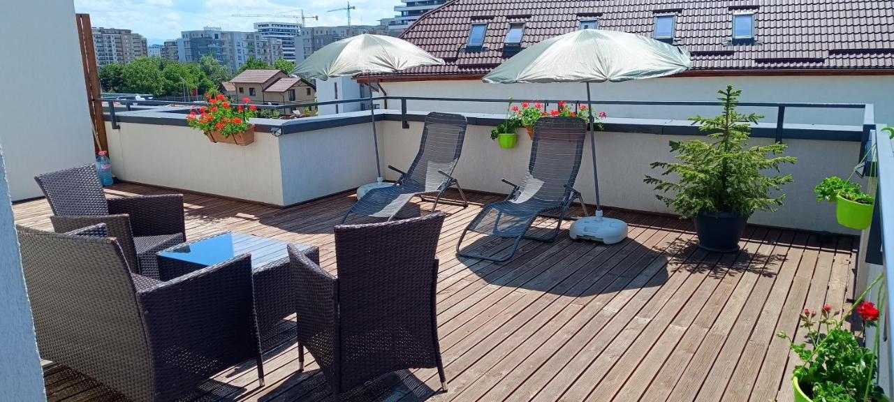 Ama Apartament Cu Terasa 50 Mp & Parcare Braszów Zewnętrze zdjęcie